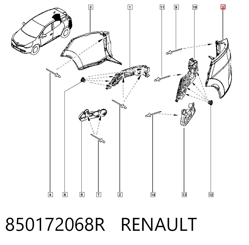 850172068R Renault (RVI)