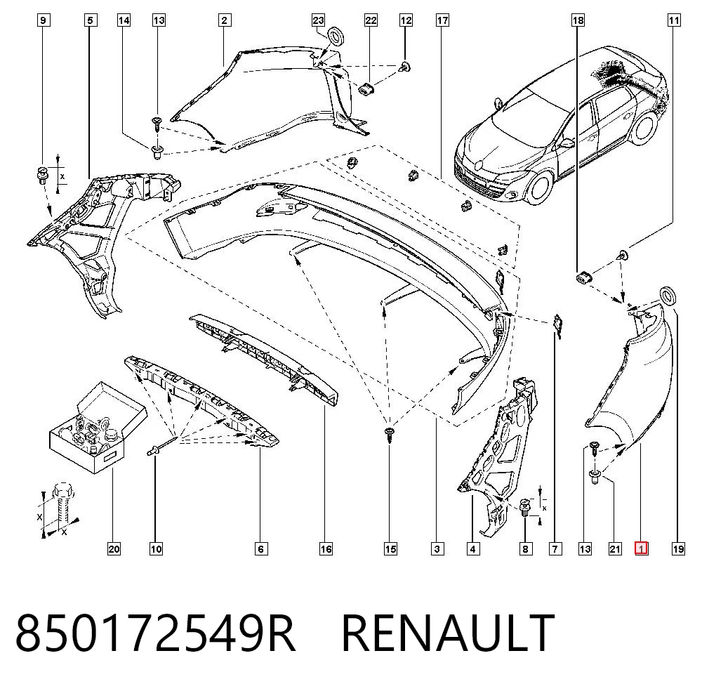 850172549R Renault (RVI)