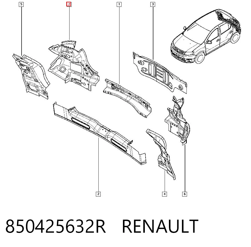 850425632R Renault (RVI)