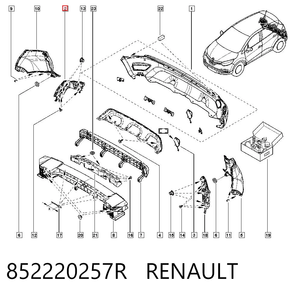 852220257R Renault (RVI)