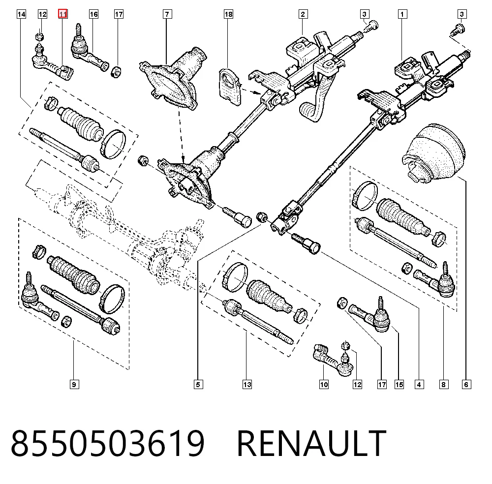 8550503619 Renault (RVI)