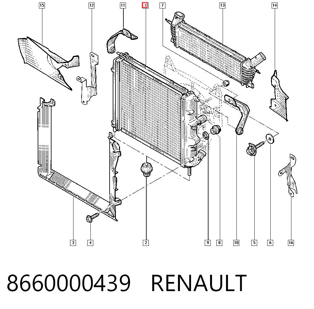M0230650 Jdeus Refrigeración del motor