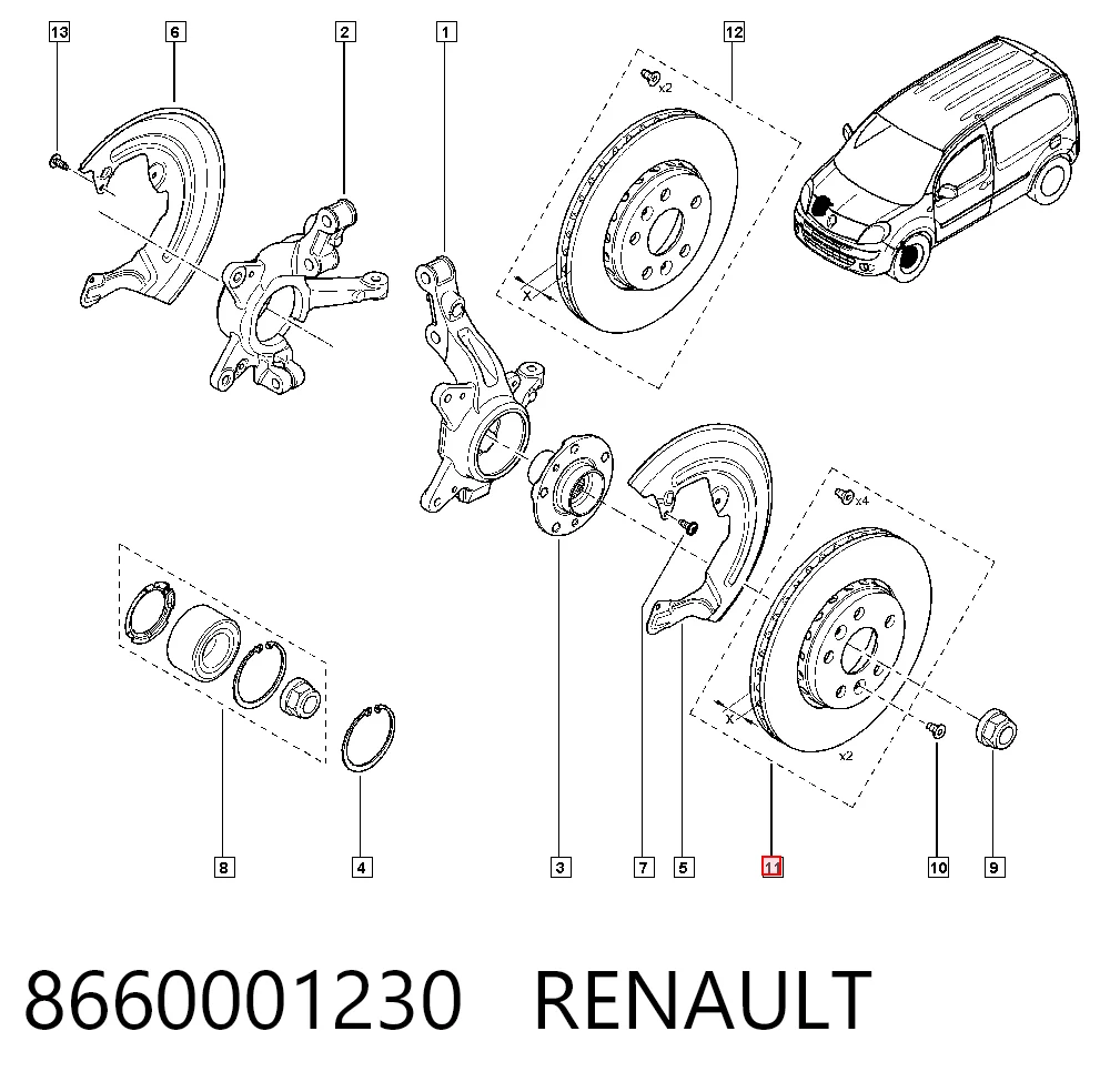 8660001230 Renault (RVI)