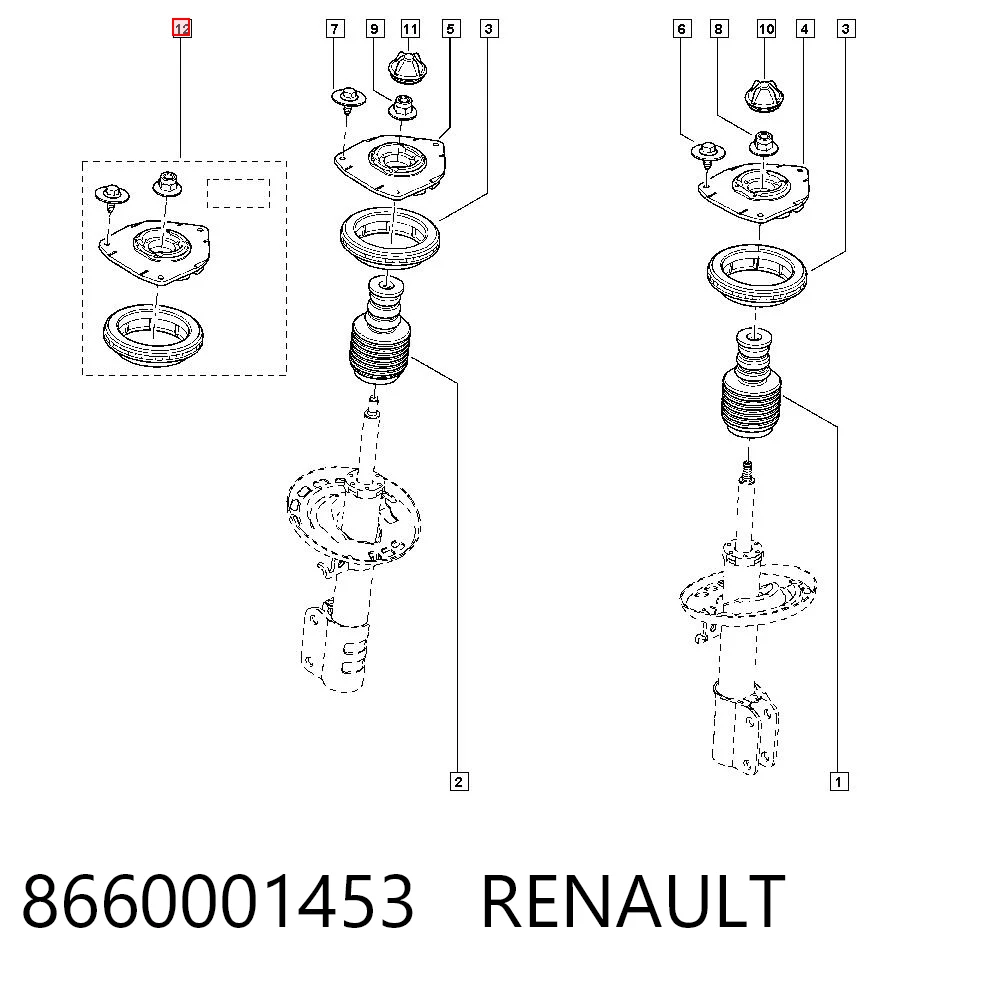 8660001453 Renault (RVI)