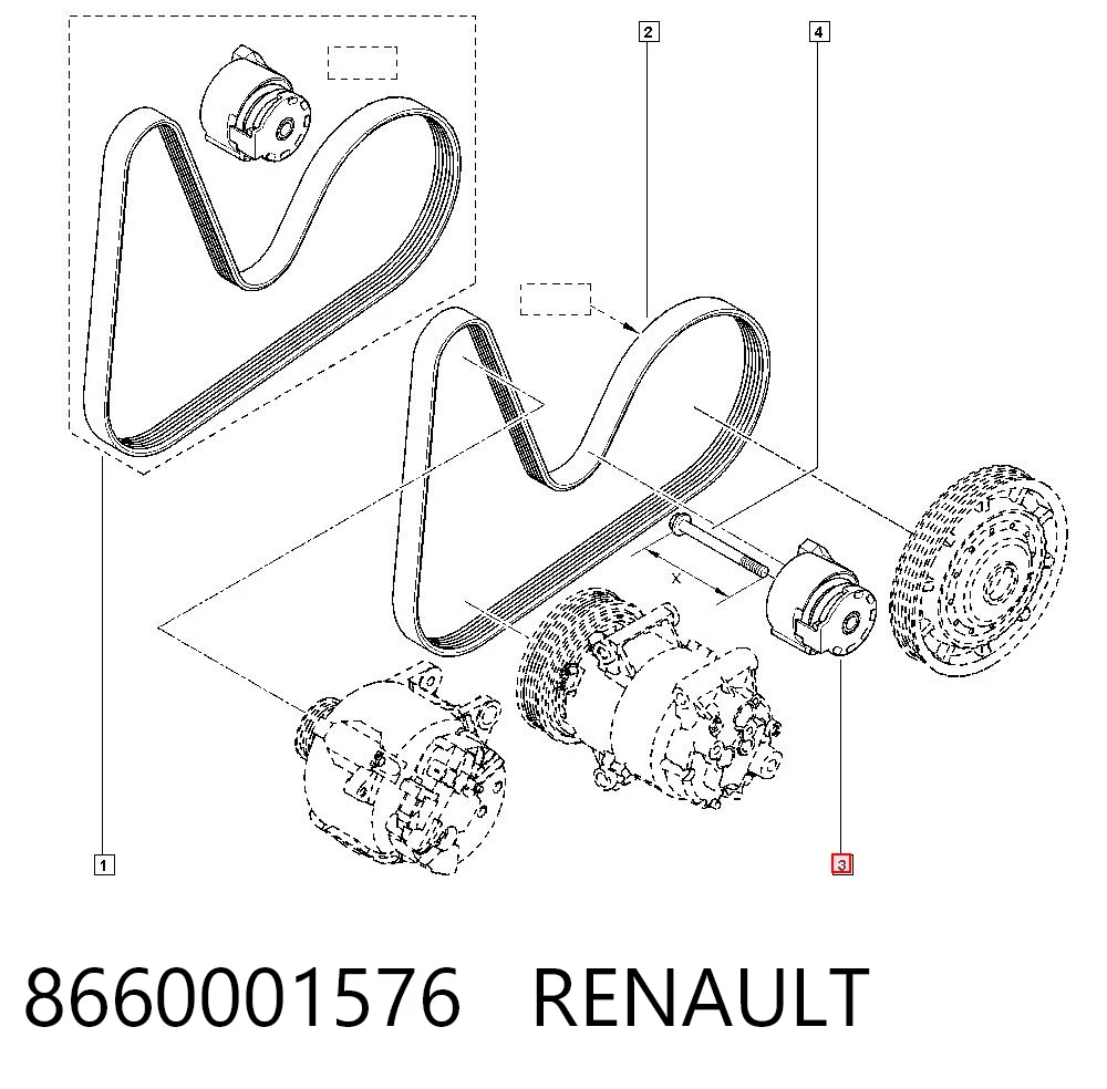 Correa de transmisión, completo para Nissan Almera II N16
