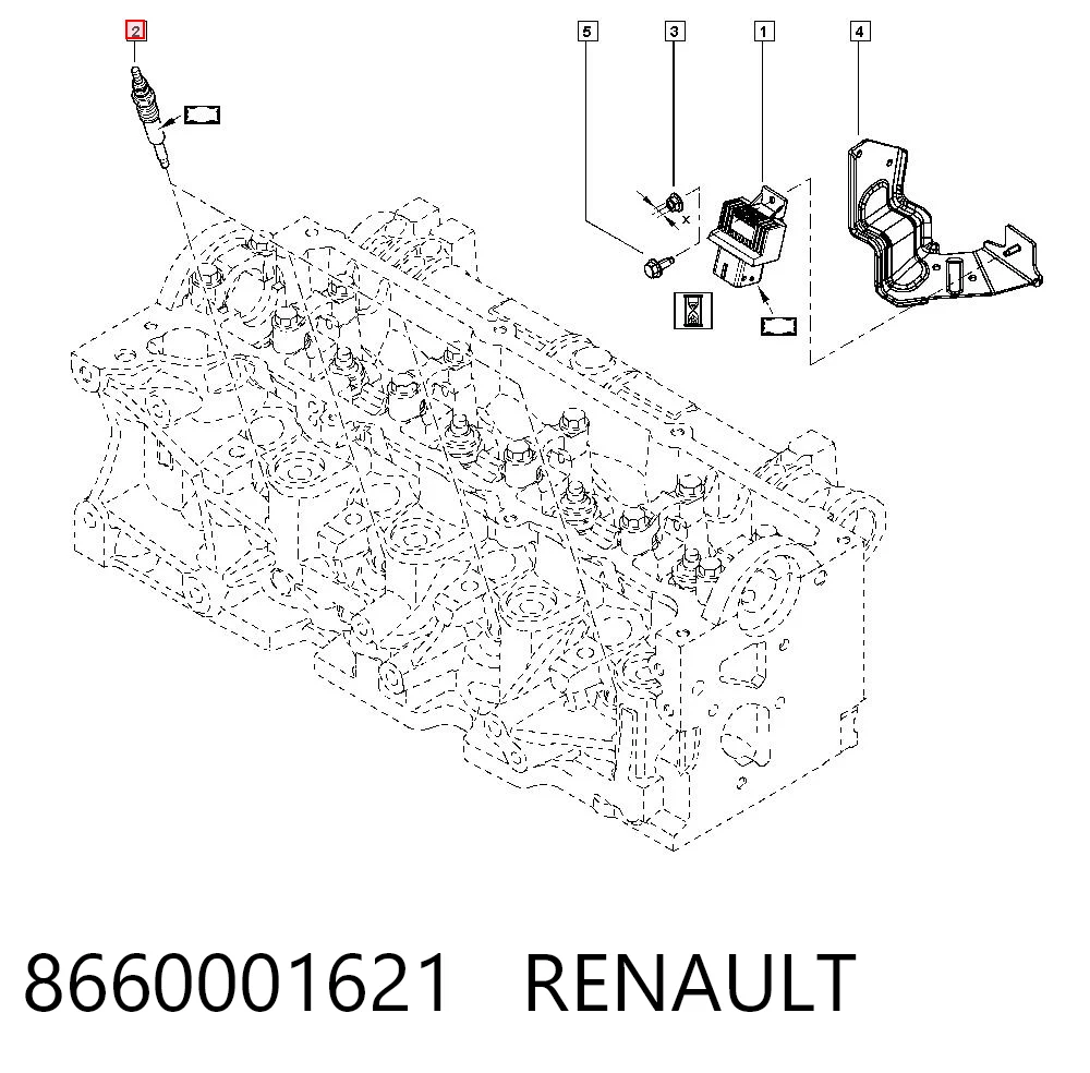 Bujías de calentamiento Renault Megane IV (2016-2026)