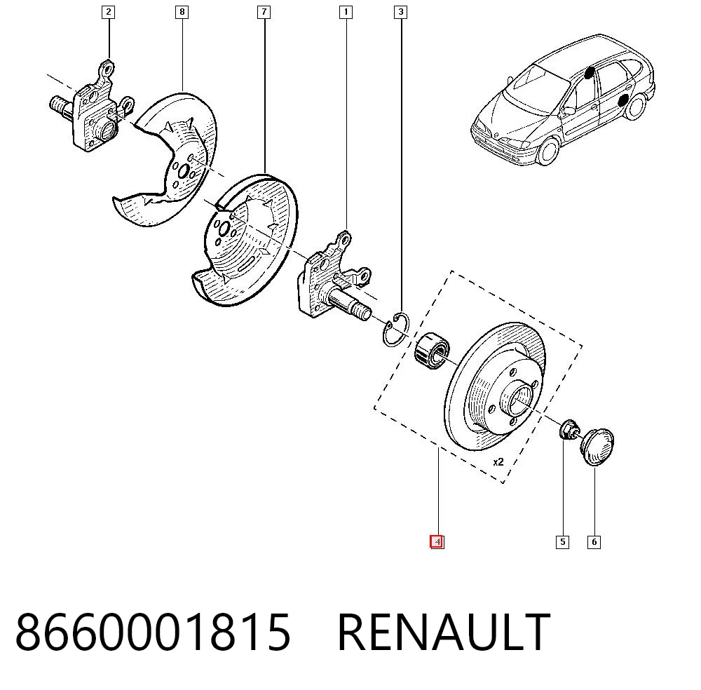 8660001815 Renault (RVI)