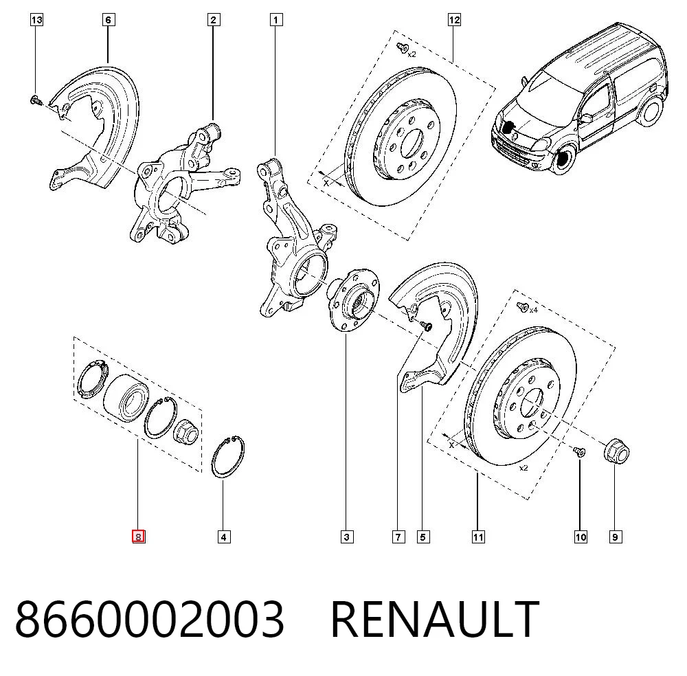 8660002003 Renault (RVI)