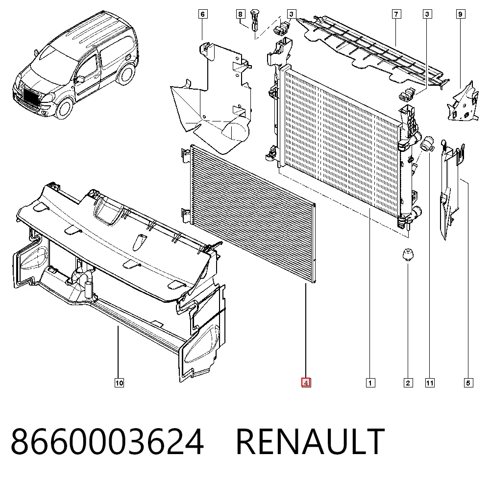 8660003624 Renault (RVI)