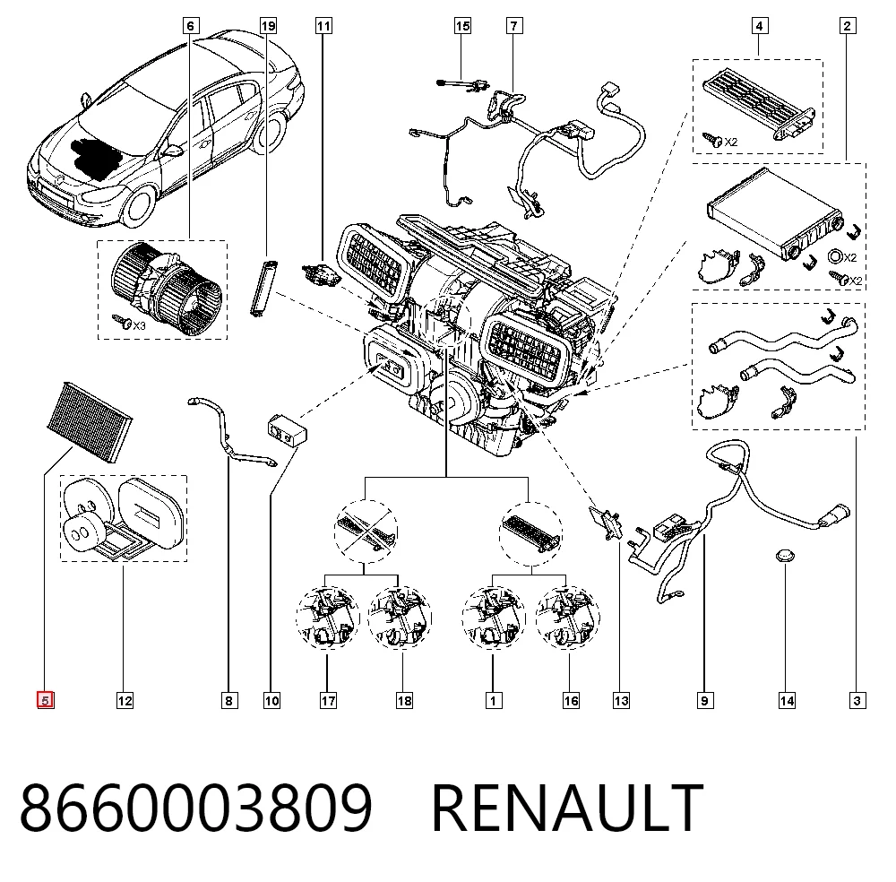 8660003809 Renault (RVI)
