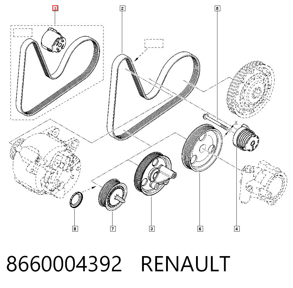 8660004392 Renault (RVI)