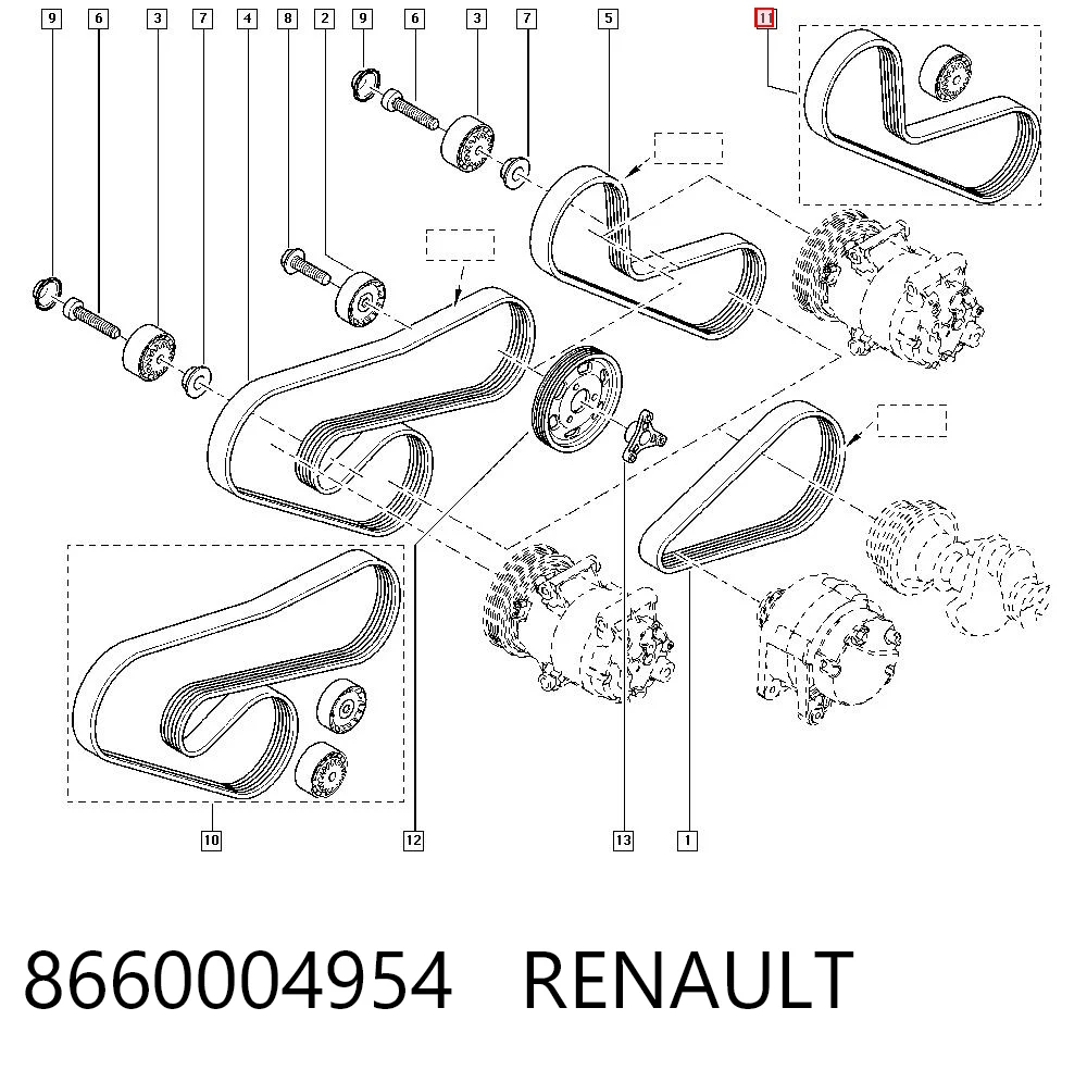 8660004954 Renault (RVI)