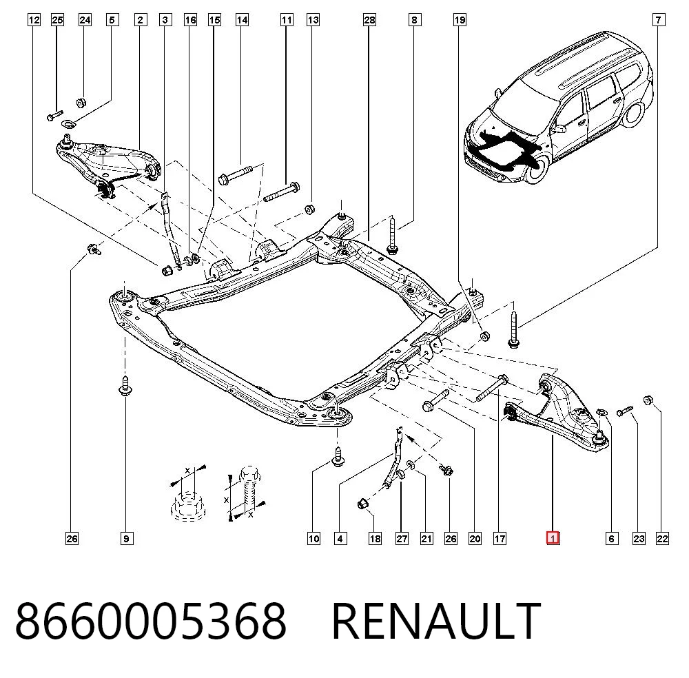 8660005368 Renault (RVI)