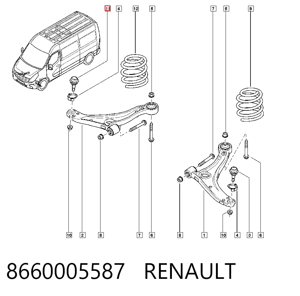 8660005587 Renault (RVI)