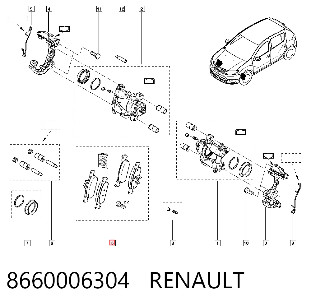 8660006304 Renault (RVI)