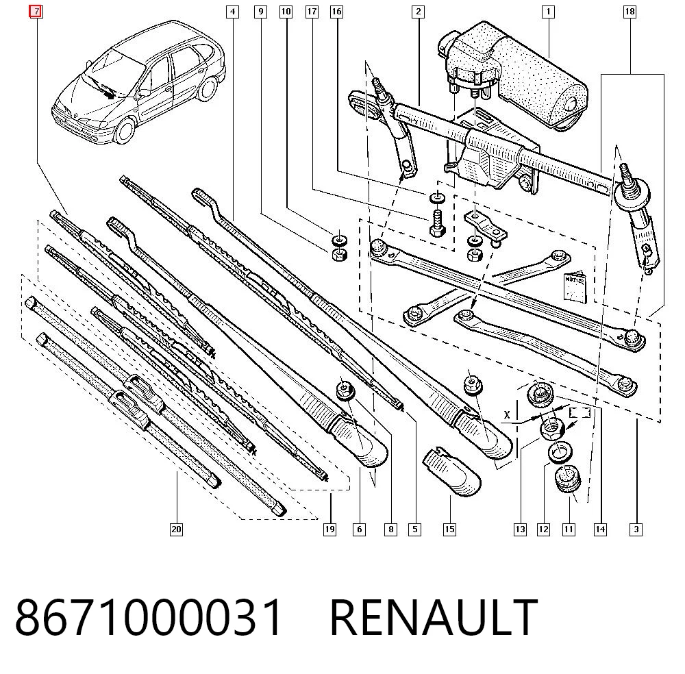 8671000031 Renault (RVI)