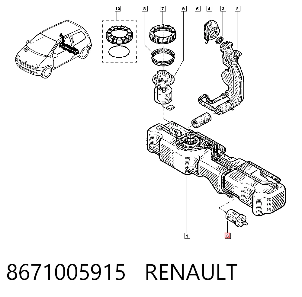 8671005915 Renault (RVI)