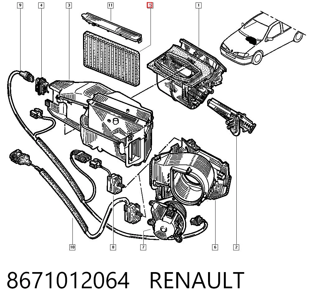 8671012064 Renault (RVI)