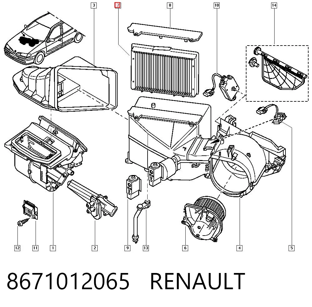 8671012065 Renault (RVI)