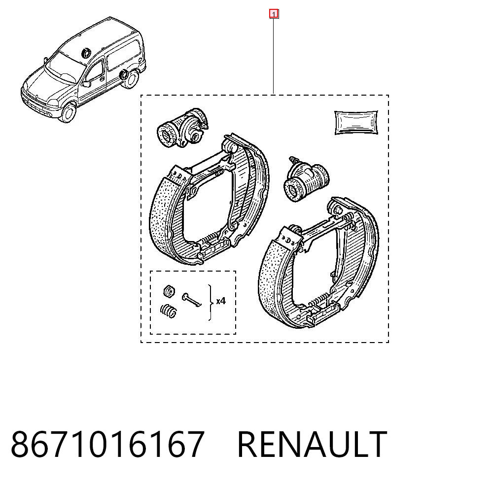 8671016167 Renault (RVI)