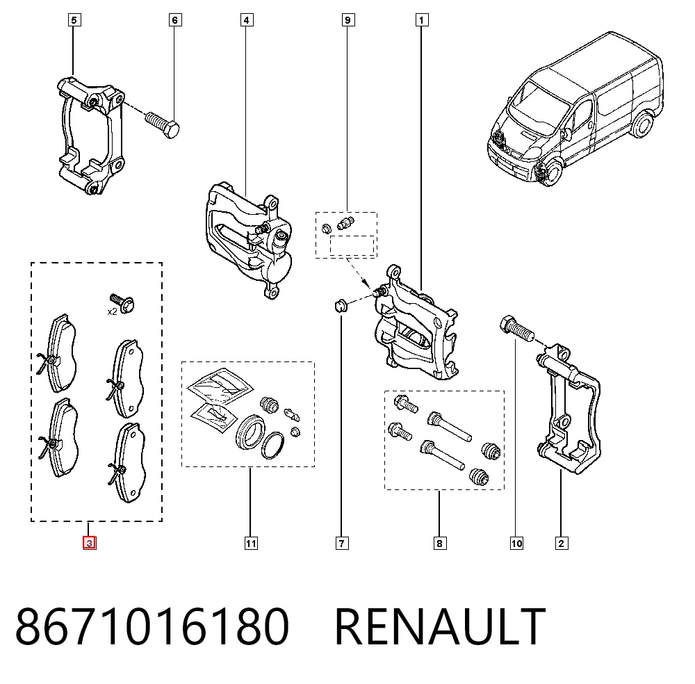 8671016180 Renault (RVI)