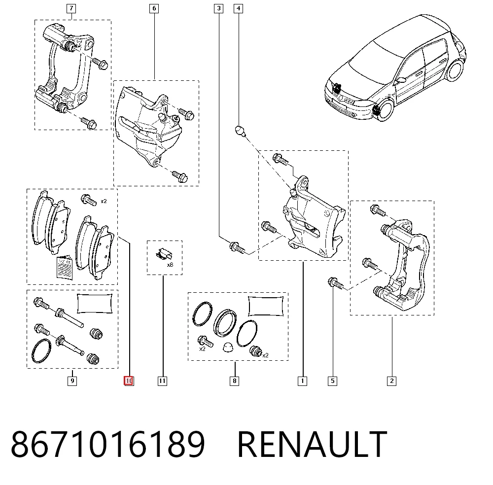 8671016189 Renault (RVI)