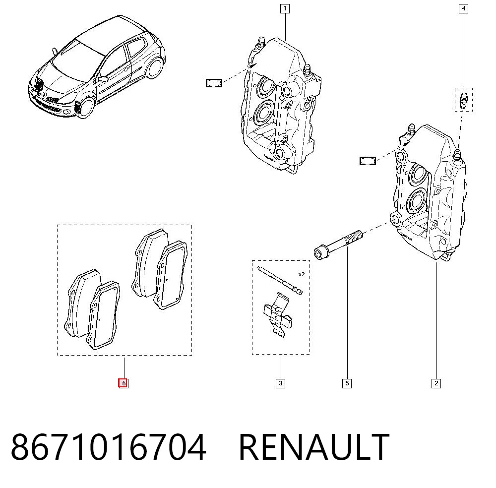 8671016704 Renault (RVI)