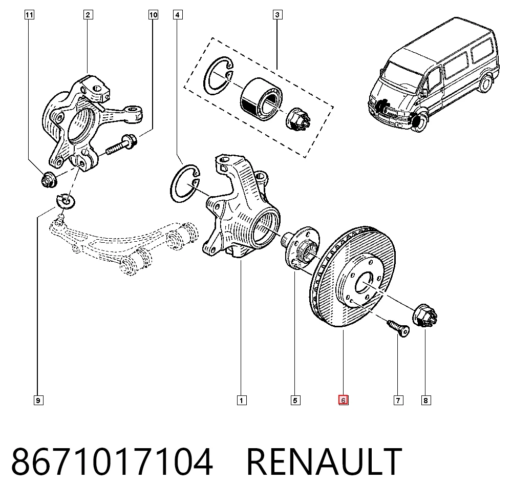 Frenos delanteros Renault Master II desde 65,67 €