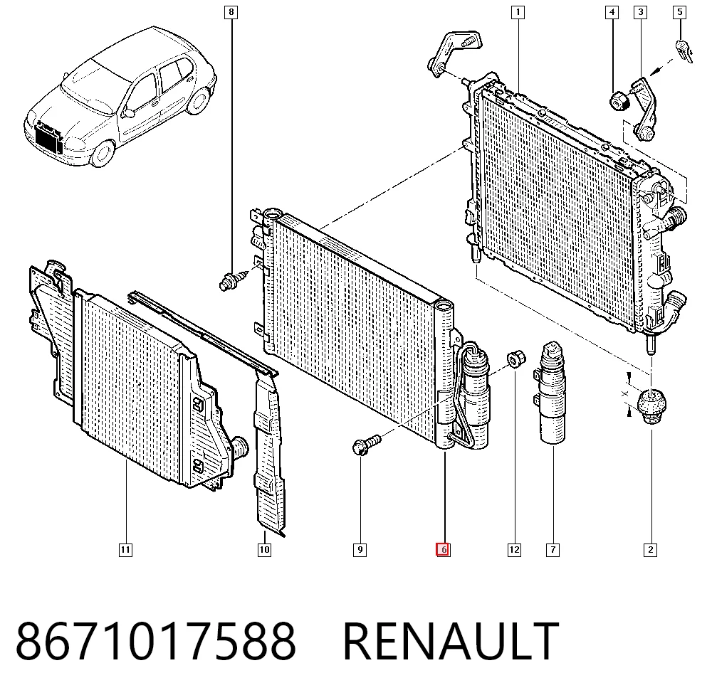 8671017588 Renault (RVI)