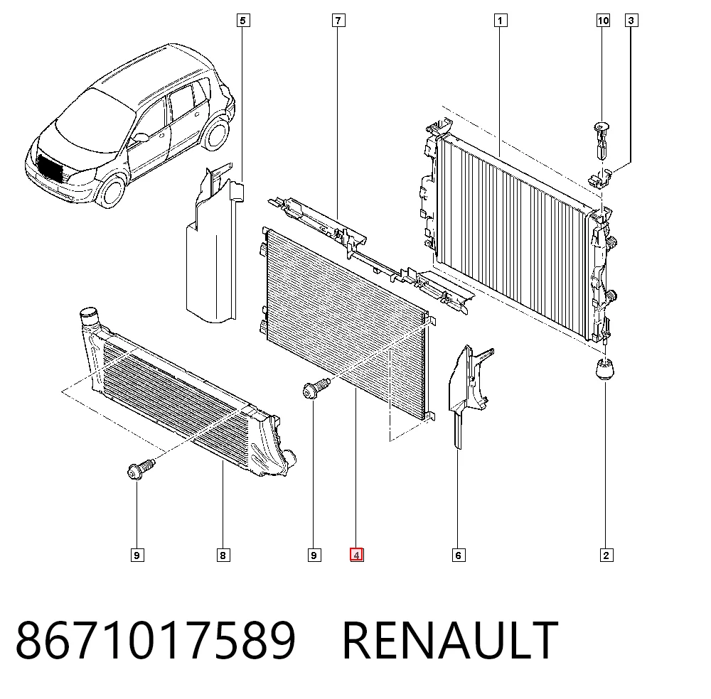 Condensador para Renault Megane II (LM0, LM1)