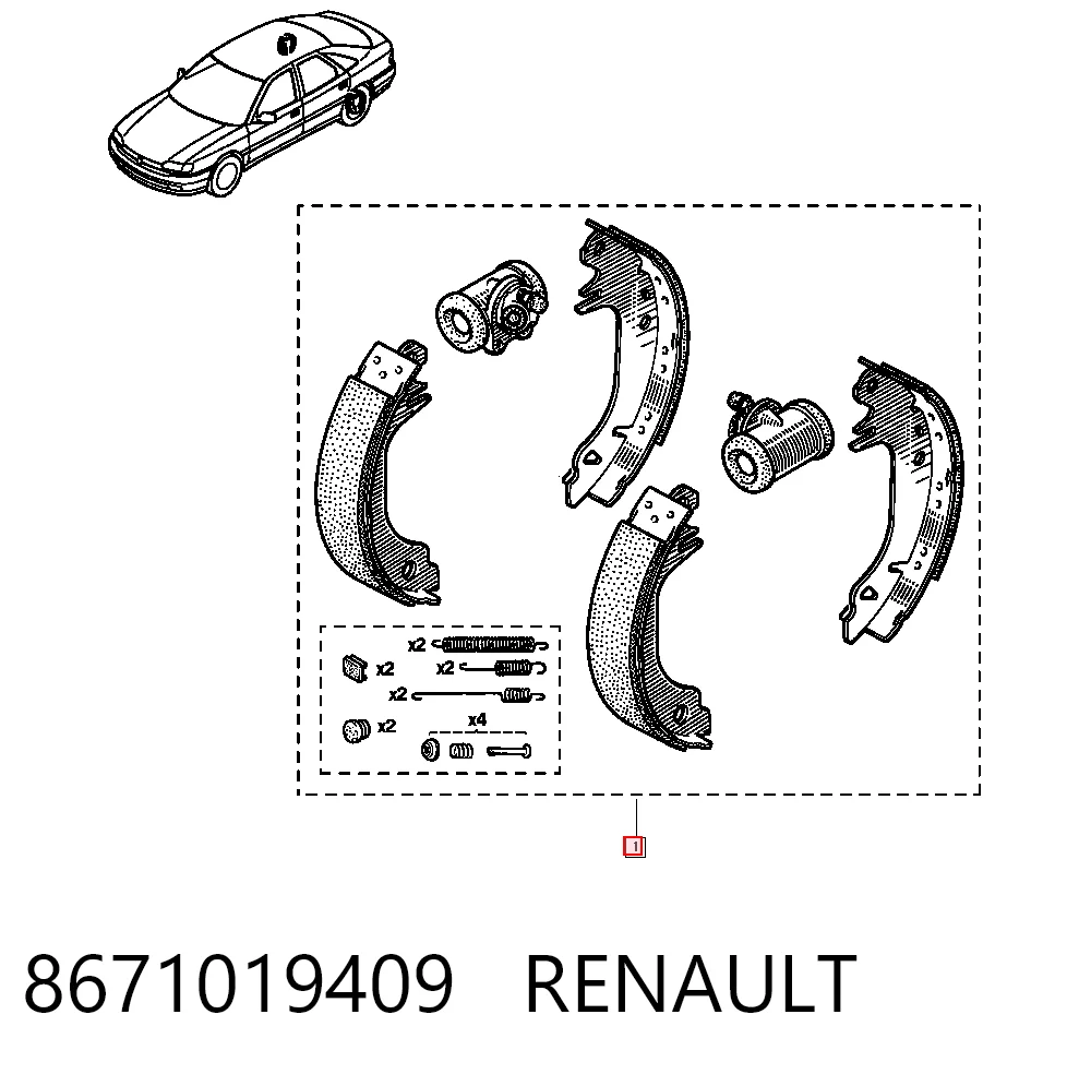 8671019409 Renault (RVI)