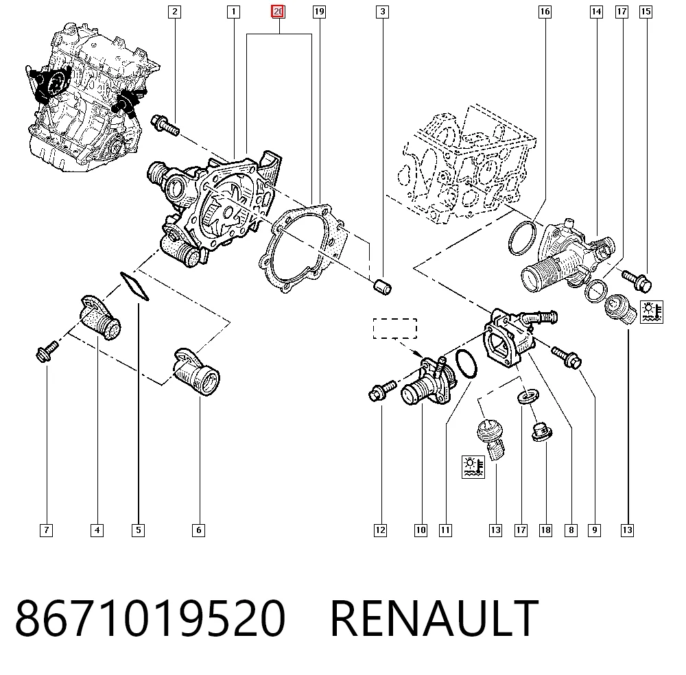 8671019520 Renault (RVI)