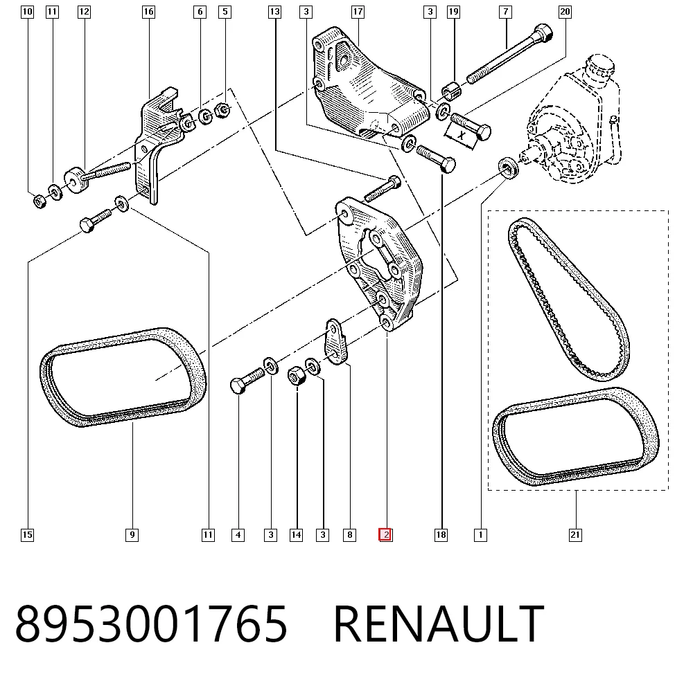 8953001765 Renault (RVI)