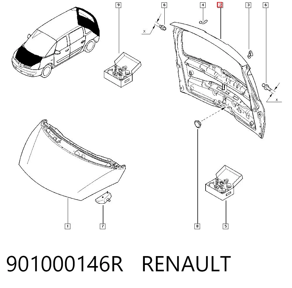 Puertas traseras Renault Espace IV monovolumen (JK0) (2002 - 2015) precio, desde 268,62 EUR
