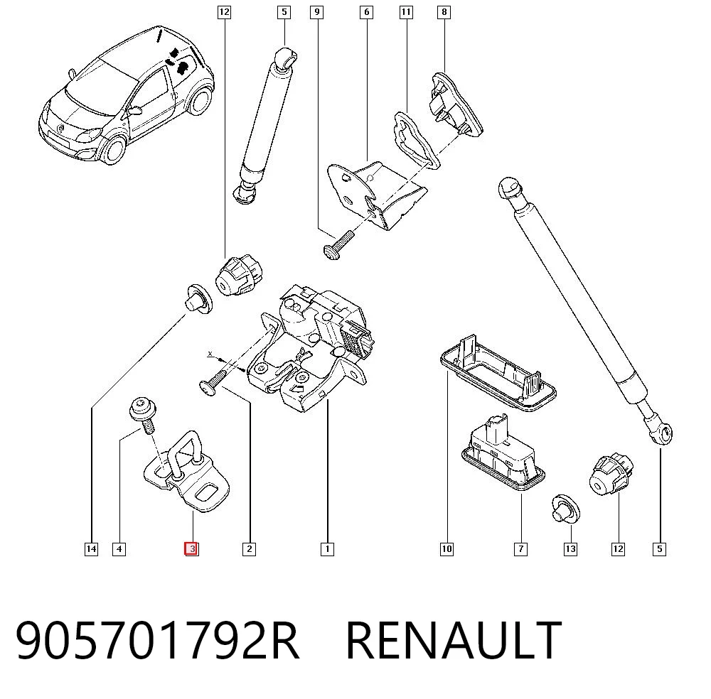 905701792R Renault (RVI)