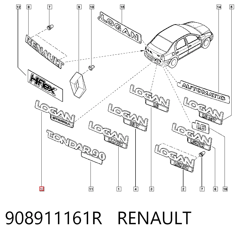 908911161R Renault (RVI)