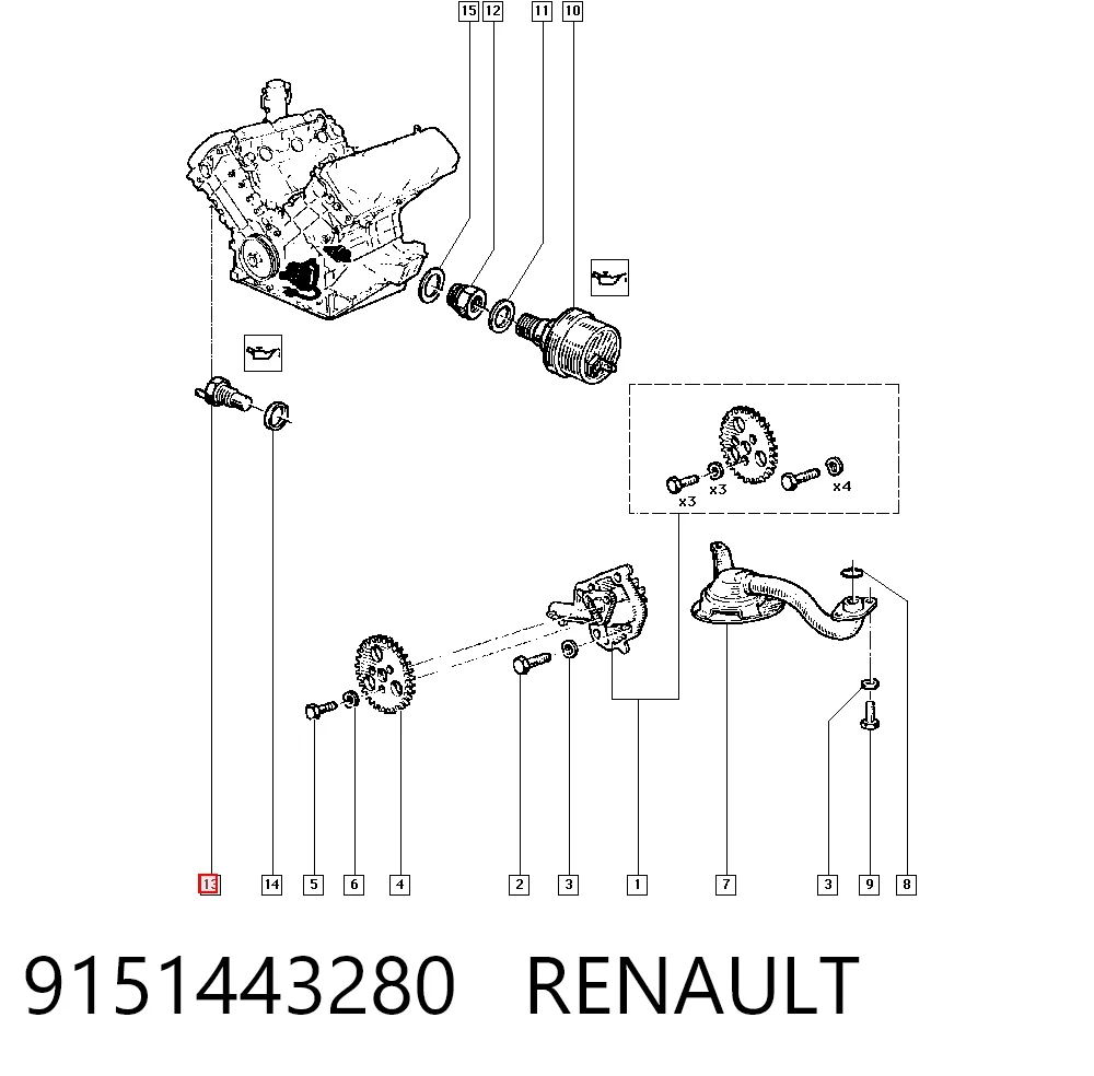9151443280 Renault (RVI)