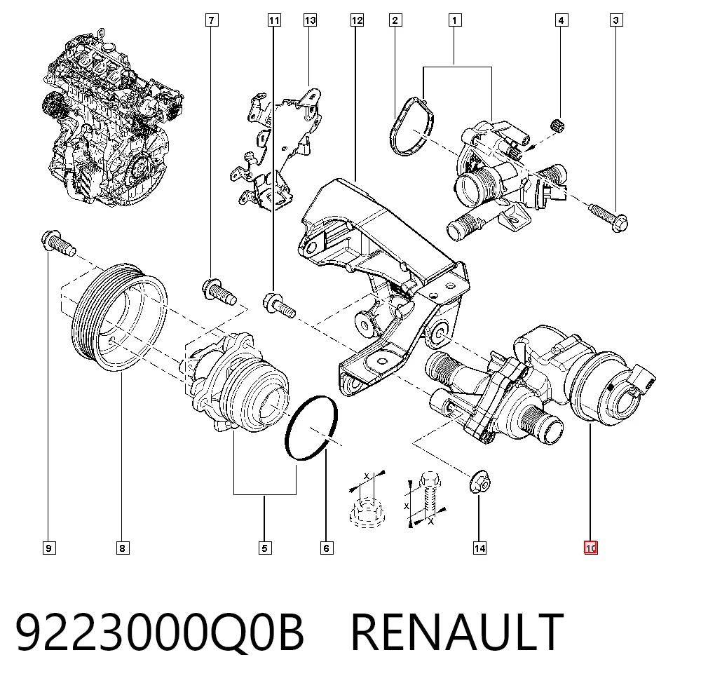 9223000Q0B Renault (RVI)