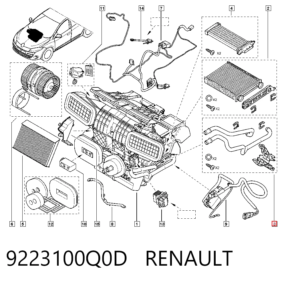 9223100Q0D Renault (RVI)