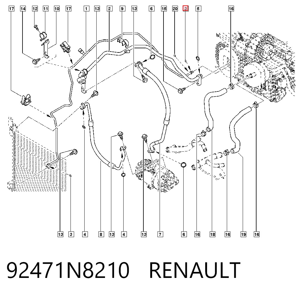 92471N8210 Renault (RVI)