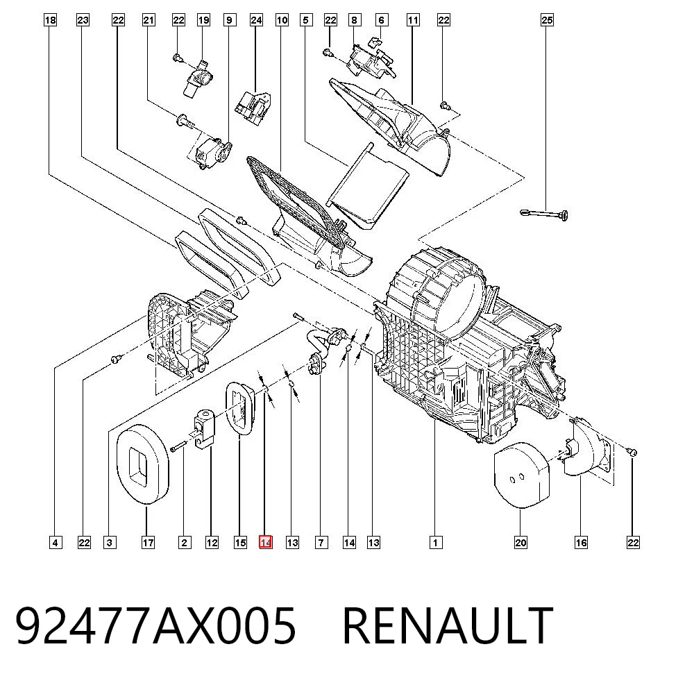 92477AX005 Renault (RVI)