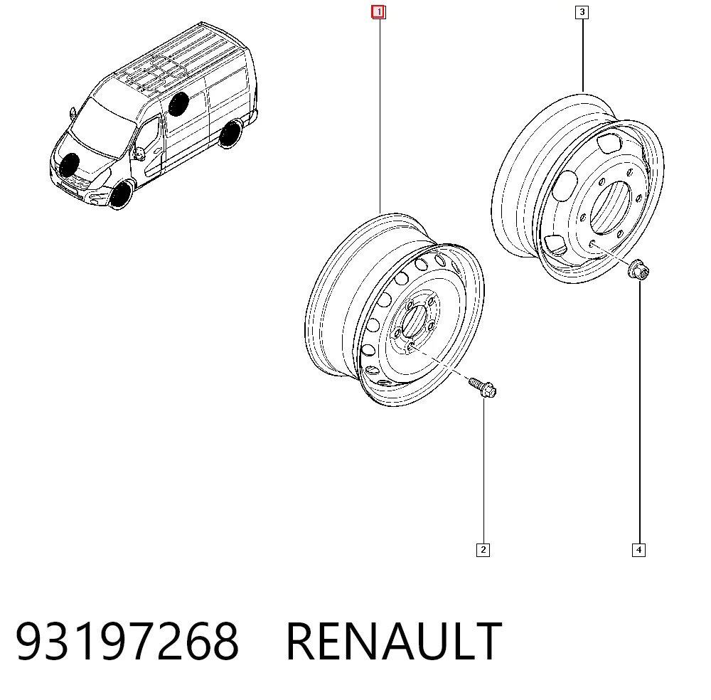 Llantas (Estampado) General Motors 1681323780 precio, desde 103,09 EUR
