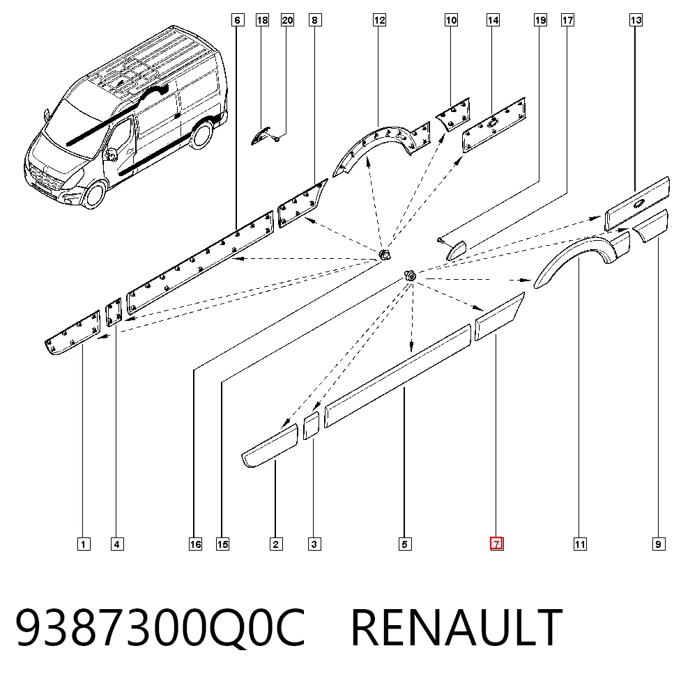 9387300Q0C Renault (RVI)