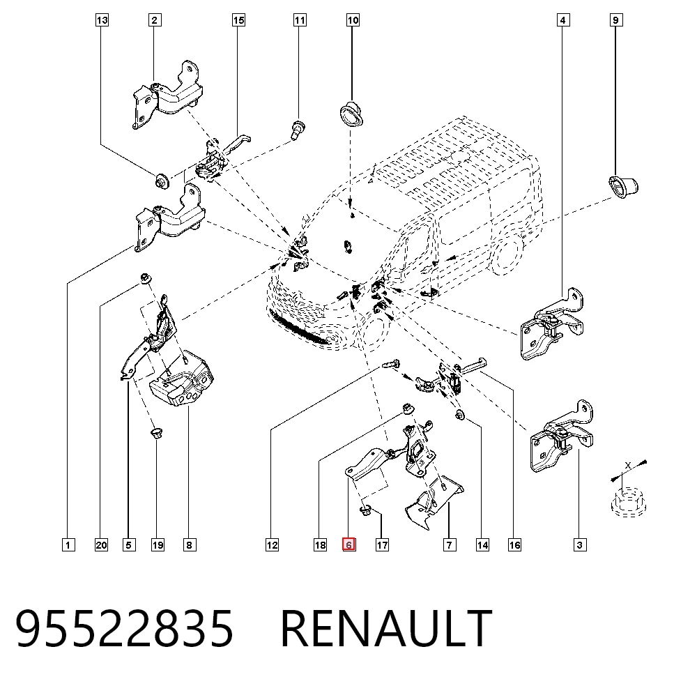 95522835 Renault (RVI)