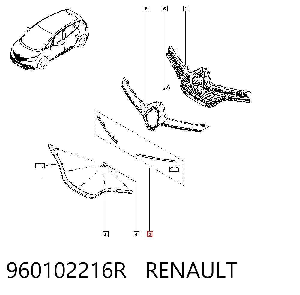 960102216R Renault (RVI)