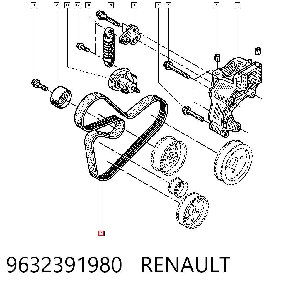 9632391980 Renault (RVI)