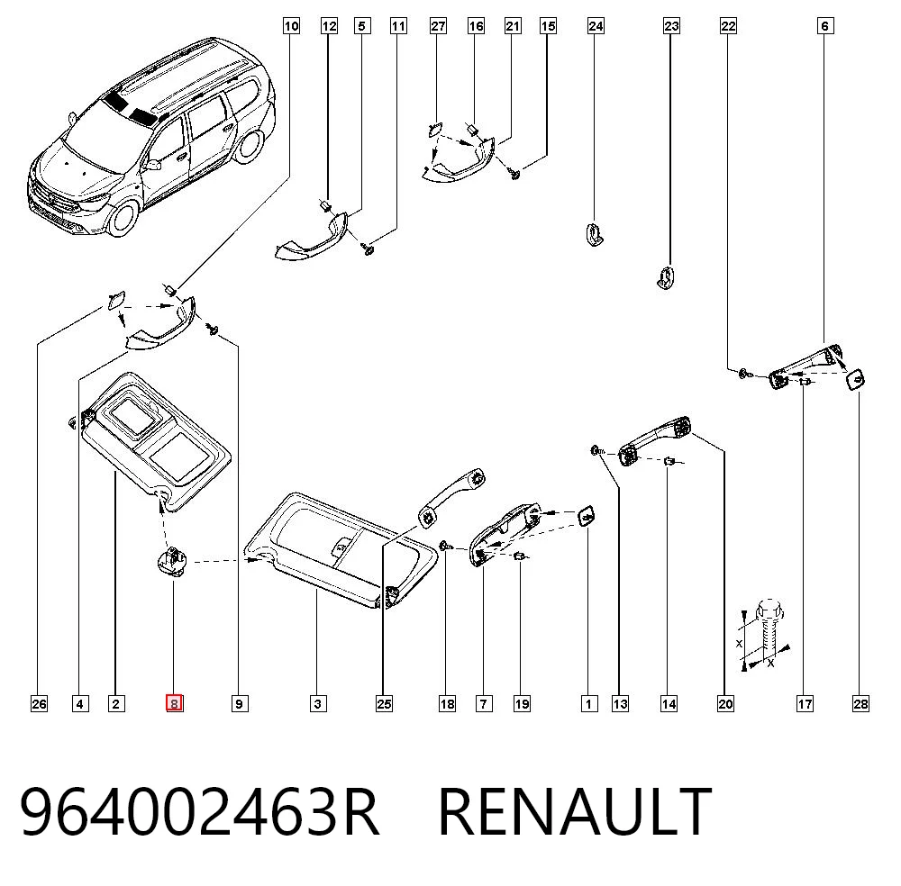 964002463R Renault (RVI)