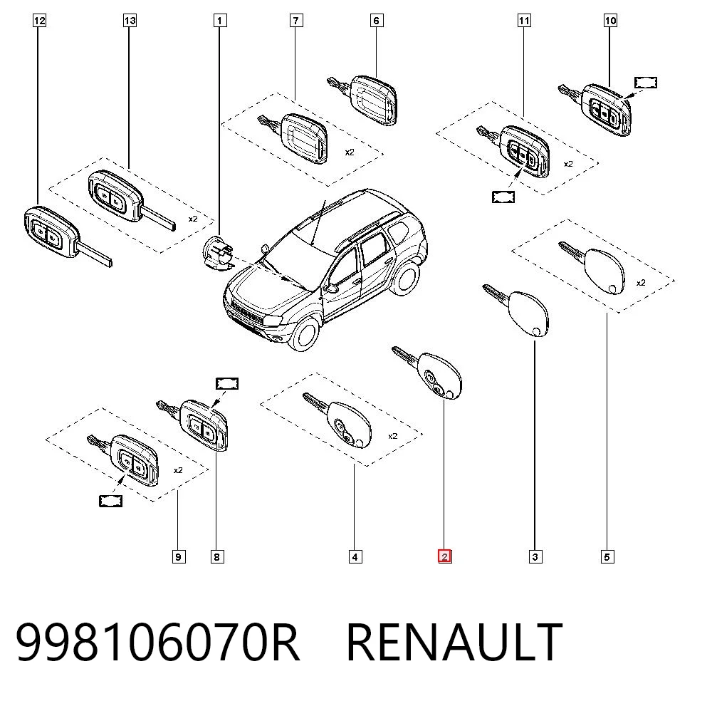 998106070R Renault (RVI)