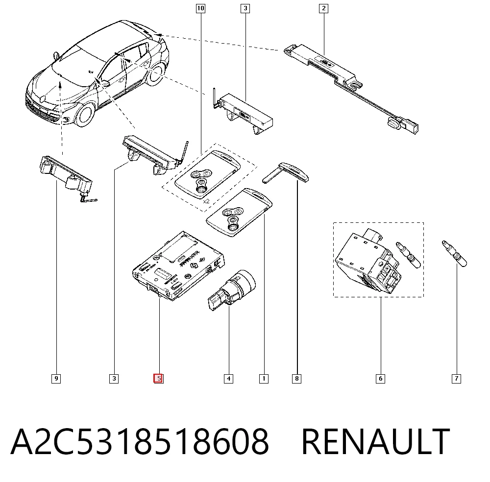 Conmutador de arranque Renault Scenic III monovolumen (JZ0, JZ1) (2009 - 2016) precio, desde 34,85 EUR