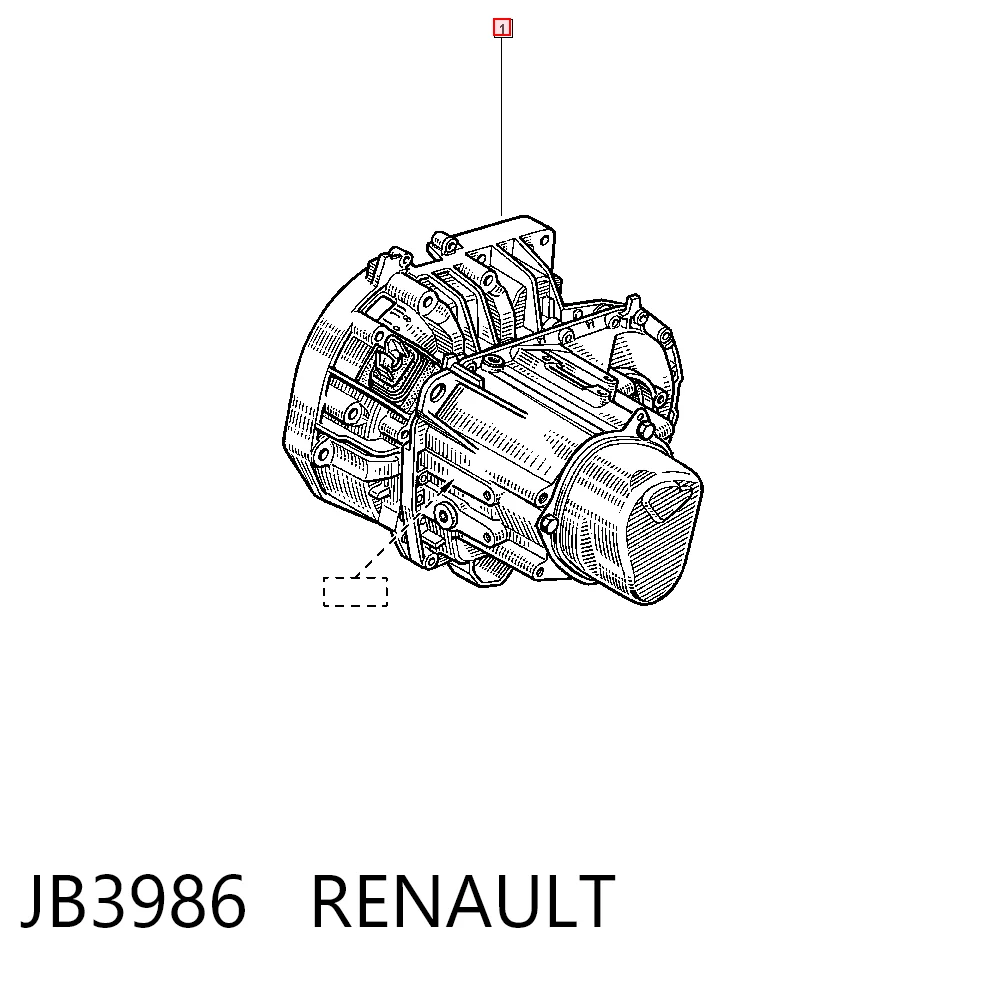 Transimisión manual para Renault Clio II SB0